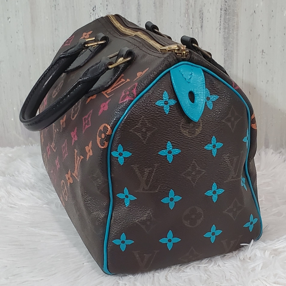 Authentic Custom Louis Vuitton Speedy 25